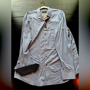 Bugatchi men’s size xl dress shirt NWT shaped fit